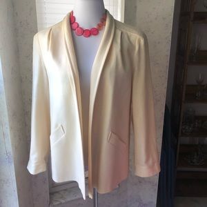 Vintage wool blazer with pockets, fully lined